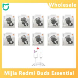 Earphones 3/6/10 pcs Wholesale Mijia Xiaomi Redmi Buds Essential Earphone True Wireless Bluetooth 5.0 Headphones HD Sound Quality Headset