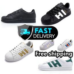 2024 Designer shoes Casual Shoes Men Women Sneakers Fashion stripe Flat shoes Sports Running Shoes 36-45 White Free shipping