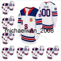 Kob Weng USA 2021 IIHF WJC Gold Winner Trevor Zegras Cam York Matthew Beniers Matthew Boldy Cole Caufield Alex Turcotte Hunter Skinner Jersey