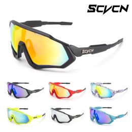 Accessories SCVCN Cycling Glasses UV400 Sunglasses MTB Bicycle Bike Goggles Sports Eyewear for Runing Riding Fishing Hiking Drving Men Women