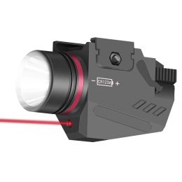 Lights Tactical Led Weapon Gun Light Flashlight Red Dot Laser Sight Military Airsoft Pistol Gun Light for 20mm Rail Mini Pistol Gun