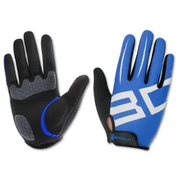 Cycling Gloves Non-slip Full Finger With Wrist Wrap Support Padded Fitness Short Open Glove For Riding Sports Summer