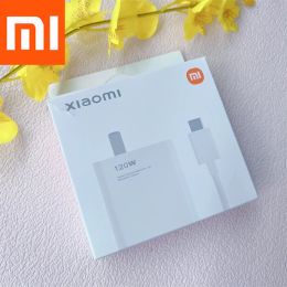 Chargers Original Xiaomi 120W Super Fast Charging USB Charger 1M 6A Type C Cable For MI 13 12 11 10 9 8 7 6 Quick Charge 5.0 Wall Chargur