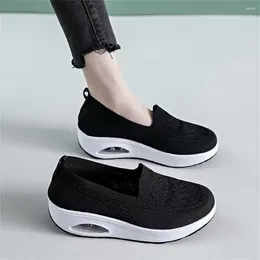 Casual Shoes Height Increasing Lace-free Woman's Sneakers Vulcanize Boots To Brands For Woman Sports Style Super Offers