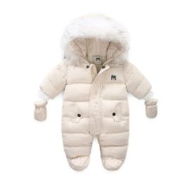 Coats NewBorn Winter Baby Rompers Snowsuit Toddler Down Jumpsuit Girl Boy Clothes Overalls Children Bodysuits Wear Outerwear