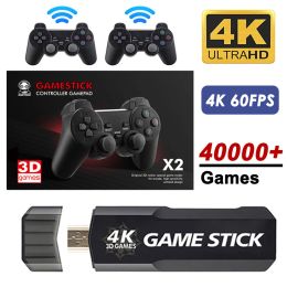 Consoles Ampown GD20/GD10 Video Game Console Wireless Controllers 4K HDMI Retro Portable Game Console Emulators 40000+ Games For PS1/N64