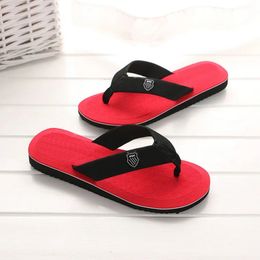 2024 Summer Men Flip Flops Beach Slippers Sandals NonSlip Home Indoor House AntiSlip Slides Casual Shoes 240417