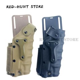 Holsters Combat Drop Leg Gun Holster Adjustable Right Left Hand Pistol Gun Holster Leg Platform Holster Case Glock17/m9/1911/p226