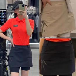 Gym Clothing Single Golf Women's Anti Walking Light Slimming Short Skirt Sports And Leisure Versatile Slim Fit Wrap Hip