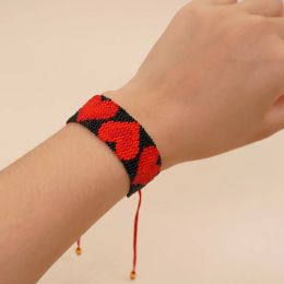 Strands YASTYT Handmade Bracelets Evil Eye Weaving Miyuki Seed Beads Rainbow Original Gift Lovers' Fashion Bohemian Style Jewelry