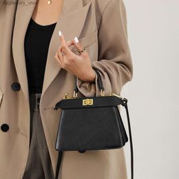 Luxury Handbag Designer Women's Bag Lock Buckle Bag for Women Popular High Quality Classic Versatile One Shoulder Crossbody Handheld Womens
