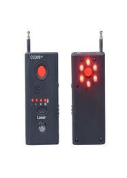 Whole CC308 Wireless Camera Lens Detector Radio Wave Signal Detect Camera Fullrange WiFi RF Singnal Bug Laser GSM Device Fin5695499