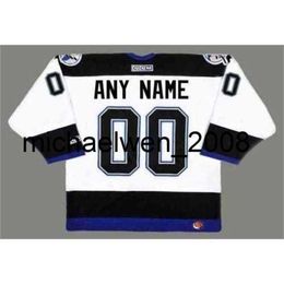 Kob Weng 2000s CCM Turn Back Away Customised Hockey Jersey All Stitched Top-quality Any Name Any Number Any Size Goalie cut