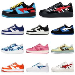 Designer Casual Shoes Men Women Sk8 Sta Low Shoe White Silver Brown Ivory Black Camo Purple Orange Brown Beige Navy mens womens fashion Train Jogging Sneakers