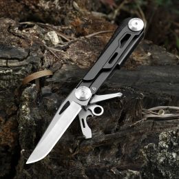 Tools EDC Convenient Multifunctional Knife Outdoor Portable Small Tool Black Knife Outdoor Survival Mini Folding Knife Outdoor Tools