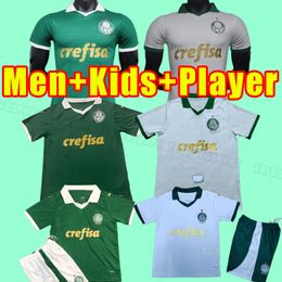 24/25 Palmeiras soccer jerseys champions Campeao Brasileiro 2024 2025 fans player version L. ADRIANO RAMIRES DUDO GOMEZ Veiga Willian Roni men kids football shirts