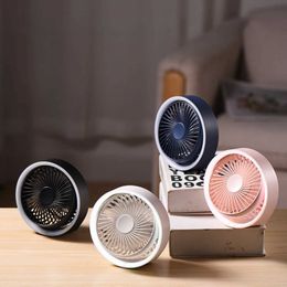 Other Appliances New portable desktop fan creative LED cute silent charging electric fan ceiling fan office bedroom summer USB mini handheld fan J240423