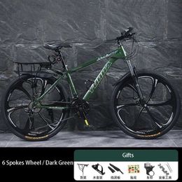 Bikes Mountain Bike Trail Bike Racing Bicycle 24 inch 26 inch Teenagers Student Adult Mountain Bicycle Road Bike 21/24/27/30 Speed Y240423