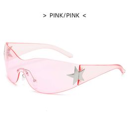 Fashion Millennium Spicy Girl Sunglasses For Woman Designer Five Point Star Cool Party Glasses Mens Sunglasses 875
