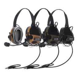 Accessories Rearmounted Earmor Military Tactical Headset Shooting Noise Reduction Electronic Communication Headphones Shooting Earphone