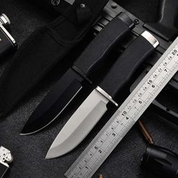 Outdoor Steel Fixed Blade Knife for Men High Hardness Field Survival Self Defence Military Tactical Knives Hunting and Fishing