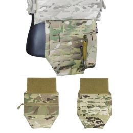 Pads Outdoor Tactical Vest Laser Cutting Molle Strip Sundry Bag Dual Purpose Tactical Abdomen Bag Jj Protect Bag