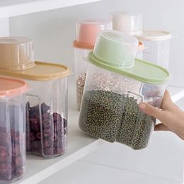 Storage Bottles 1.9/2.5L Airtight Food Containers Cereal Dispenser Bulk Container Box Rice Grain Kitchen Organiser