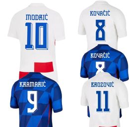 24-25 Croatia Soccer Jerseys Croazia MODRIC BROZOVIC PERISIC REBIC BREKALO KRAMARIC KOVACIC BUDIMIR VIDA Football Shirts Yakuda store Thai Quality dhgate Discount