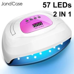 Kits Sun X8 Max Lampara Uv Led Nail Dryer Lamp for Drying Nails Gel Varnish with 57 Led Professional Uv Nail Oven Lamp for Nail Salon