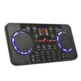 Cards Sound Card Live Streaming Pro Audio Mixers Effects Interface Mixer Music Accessory Headset Mic Voice Control Noise