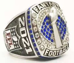 Personal collection 2021 Fantasy Football Nation Championship Ring with Collector039s Display Case5616453