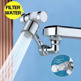 Purifiers Rotating Faucet Filter Extender Robot Arm Nozzle Kitchen Bathroom Accessories Gadgets Swivel Tap Water Spray Aerator