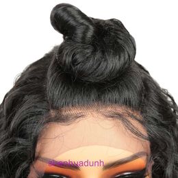 Wig Synthetic Wave Head Band com Lace 1B Natural Black Wig