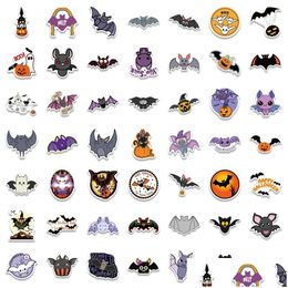 Car Stickers 100Pcs Bat Halloween Iti For Diy Laptop Skateboard Motorcycle Decals Drop Delivery Mobiles Motorcycles Exterior Accessor Dhxru