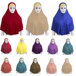 Ethnic Clothing Instant Hijab Muslim Women One Piece Amira Islamic Turban Headscarf Arabic Prayer Hijabs Pull Om Ready Made To Wear Shawl