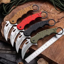 Fox Karambit 690 Knife 3655 Assisted Outdoor Camping Folding Knife Pocket Knives EDC Tool for Hiking Tactical Hand Tool Camping Tool 911