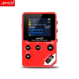 Player Amoi C10 Mini Portable High Quality HIFI Sports 60Hr Long Time FM Radio Recorder Video MP4 Music Player DAC DSD Trackwheel
