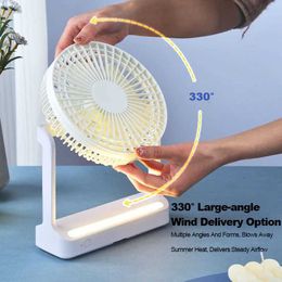 Other Appliances Desktop multifunctional night light charging portable fan wall mounted electric fan 6-inch USB fan mini portable fan J240423