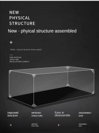 Bins Customizable Acrylic Display Box Action Figure Model Storage Box Display Rack Transparent Display Stand Blind Box Dust Cover