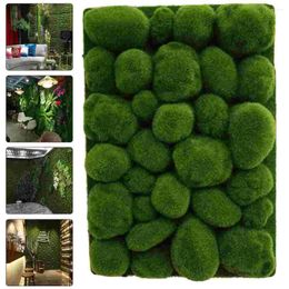 Decorative Flowers Fake Moss Board Artificial Mat Indoor Decoration DIY Faux Decor Supplies