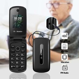 Mini Flip Button with Light and Thin Single Screen, Low-priced Dual Card Elderly Phone