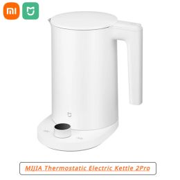 Kettles Xiaomi MijiaSmart Electric Water Kettle 2 Pro LED Display Intelligent Temperature Control Fast Hot boiling Stainless Teapot