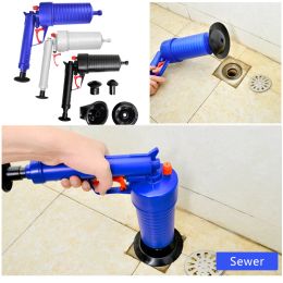 Holders Air Pump Pressure Pipe Plunger Drain Cleaner Sewer Sinks Basin Pipeline Clogged Remover Bathroom Kitchen Toilet Cleaning Tools