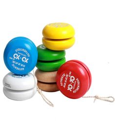 100 Pcs Wholesale Kids Candy Colors Yoyo On Rope ular Ball Cute Leisure Inertial Child Educational Hand Eyes Toys3649829