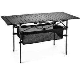 Camp Furniture Camping table Aluminium picnic table waterproof and rust proof portable table Y240423