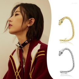 Stud Earrings Personality Punk Big Snake Clip Unique Design Super Cool For Men Women Ear Jewellery Accessories