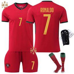 2425 Cup Portugal Home Kit 7 c Ronaldo Jersey 8 b Fee Childrens Set