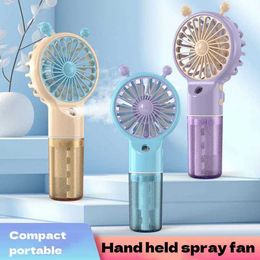 Other Appliances Portable mini air conditioner USB charging portable humidifier atomizer cooler ingSpray humidifier fan for home/office use J240423