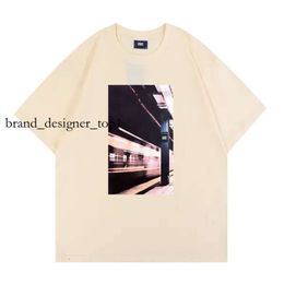 New Kith Men's T-shirts Tokyo Shibuya Box T Shirt Men Women Fashion Street View Printing Shirts Tokyo Polo Tee Tops Athleisure T-shirt Utss Logo Tees Euro Size 6508