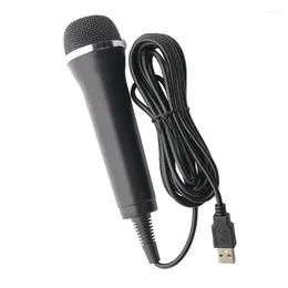 Microphones Universal USB Wired Microphone Karaoke Mic For Switch Wii PS4 PS3 ONE/360/ PC/PS2